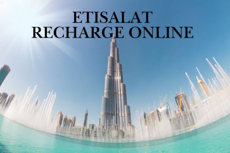 Etisalat Recharge Online